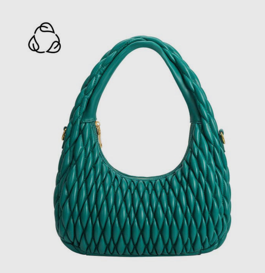 Modern Quilted Hobo Bag