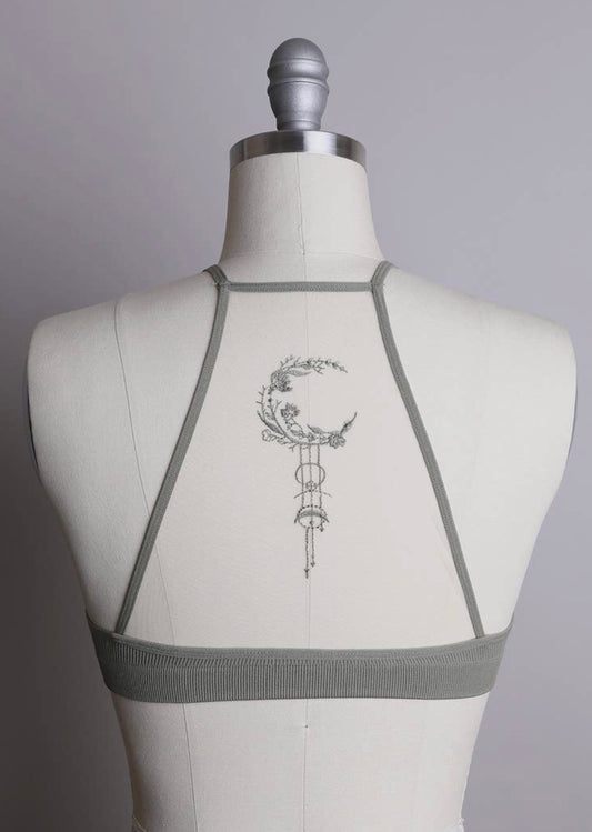 Dream Catcher Tattoo Bralette Olive