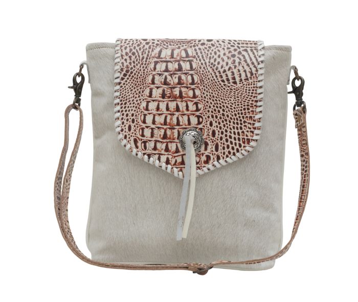 Smokey Hairon & Leather Bag