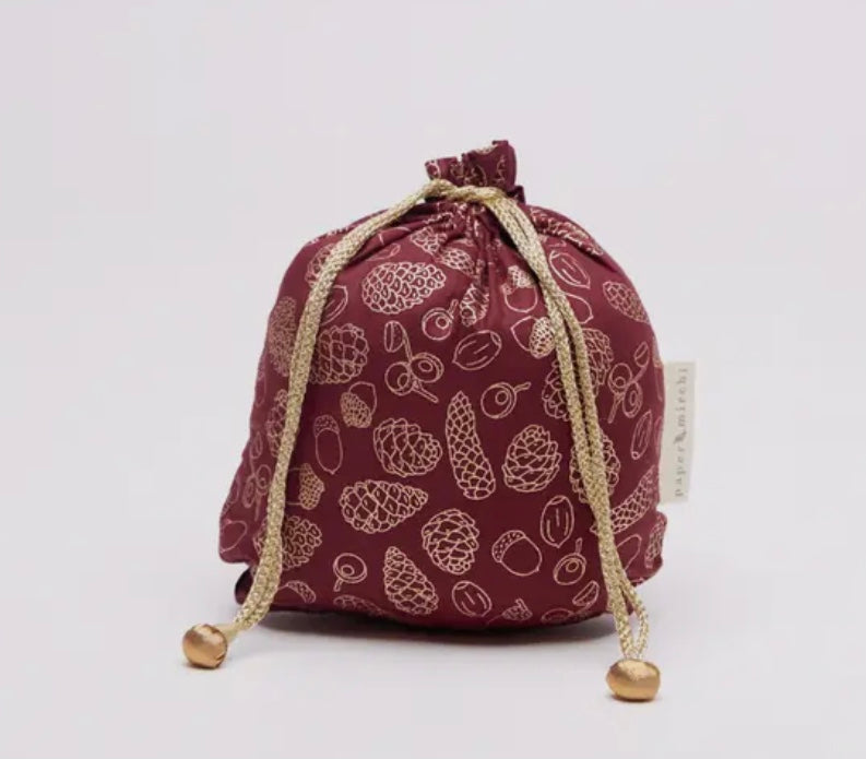 Sustainable Gift Wrap - Medium Drawstring Bag