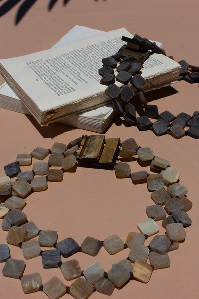 Multi Layer Light Horn Necklace