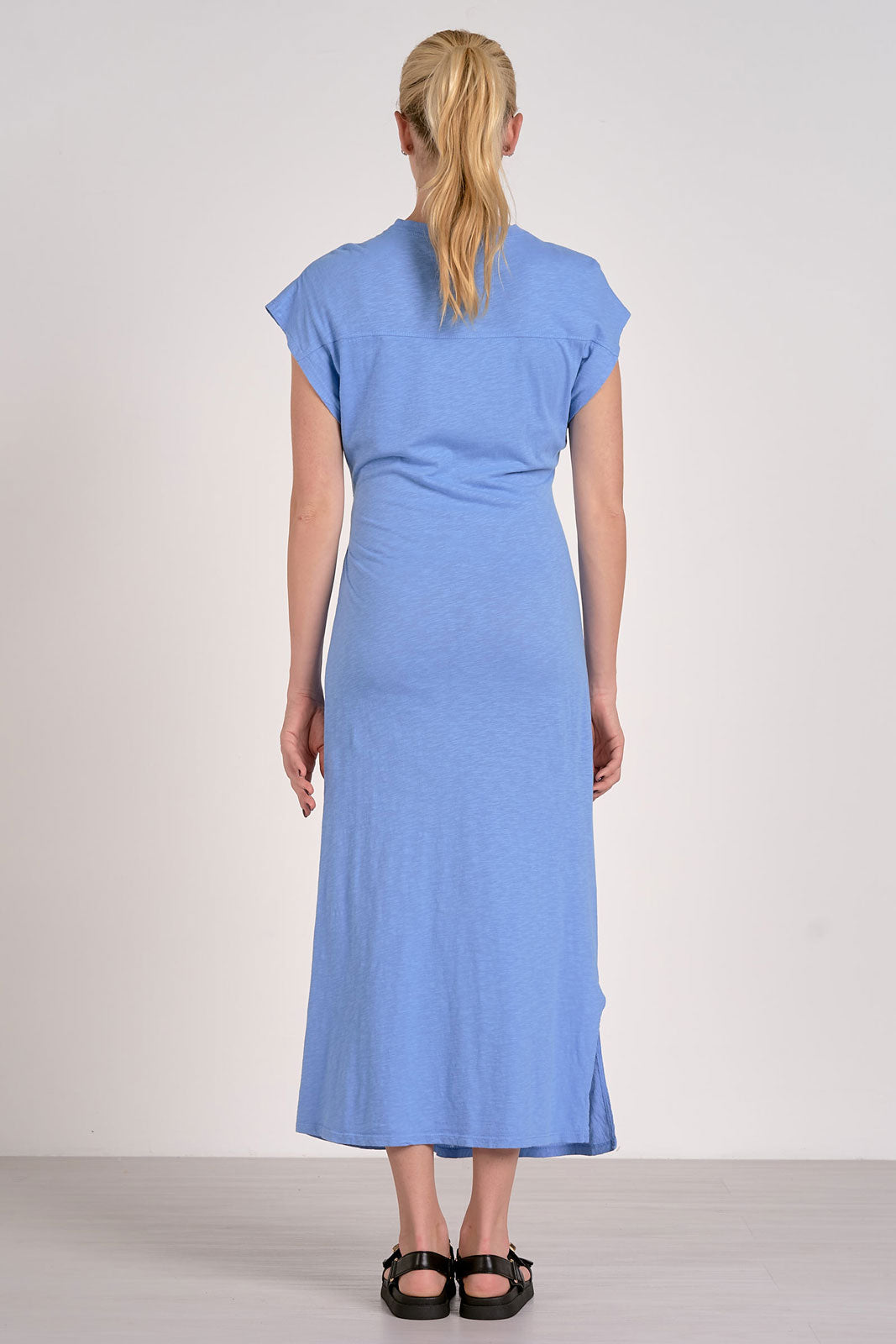 Midi Dress with Side Tie