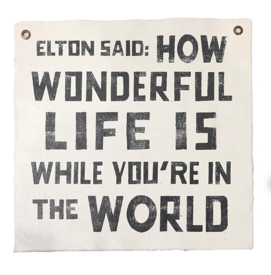 Wall Hanging - Elton Said ….