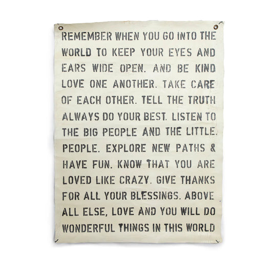 Wall Hanging - Remember When ….
