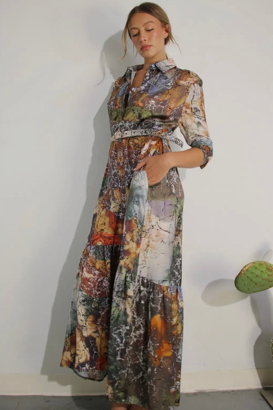 Multi Print Dress