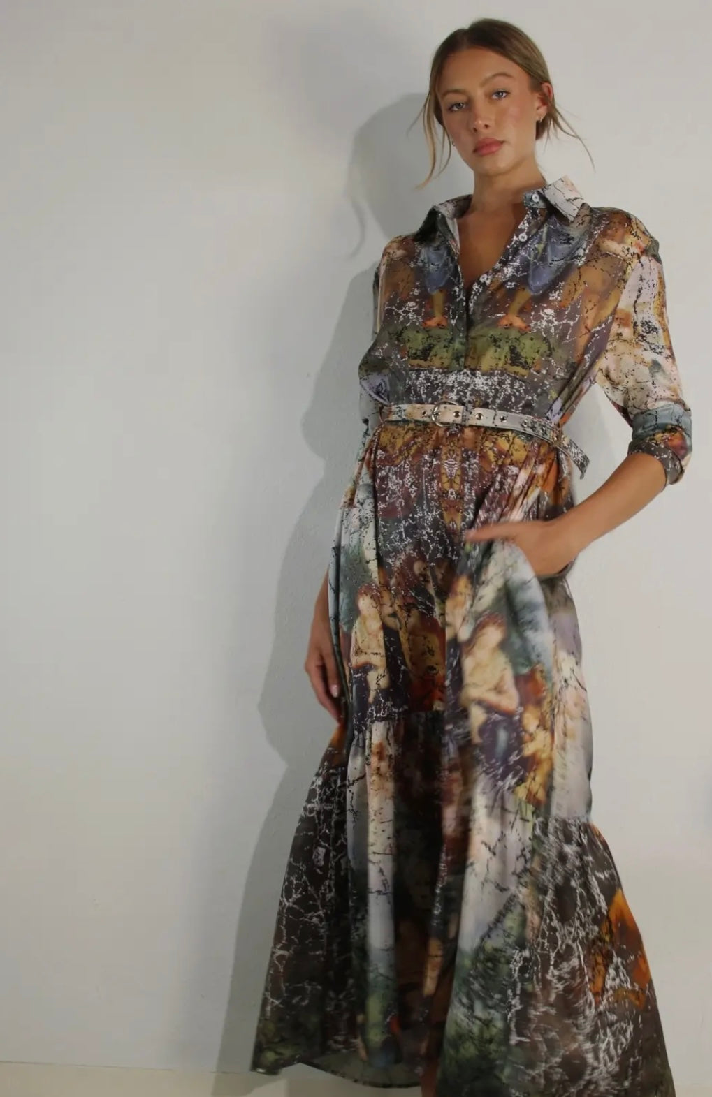 Multi Print Dress