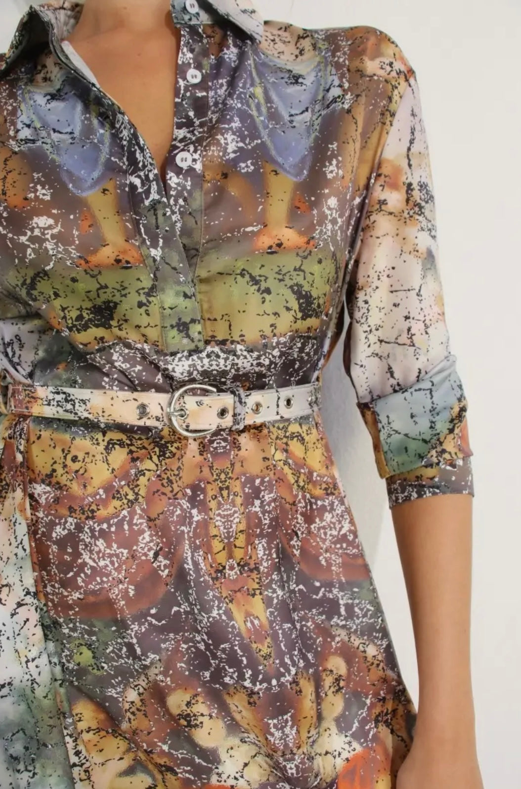 Multi Print Dress