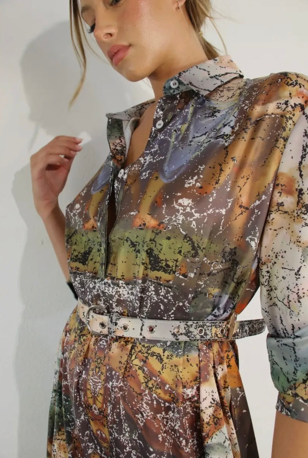 Multi Print Dress