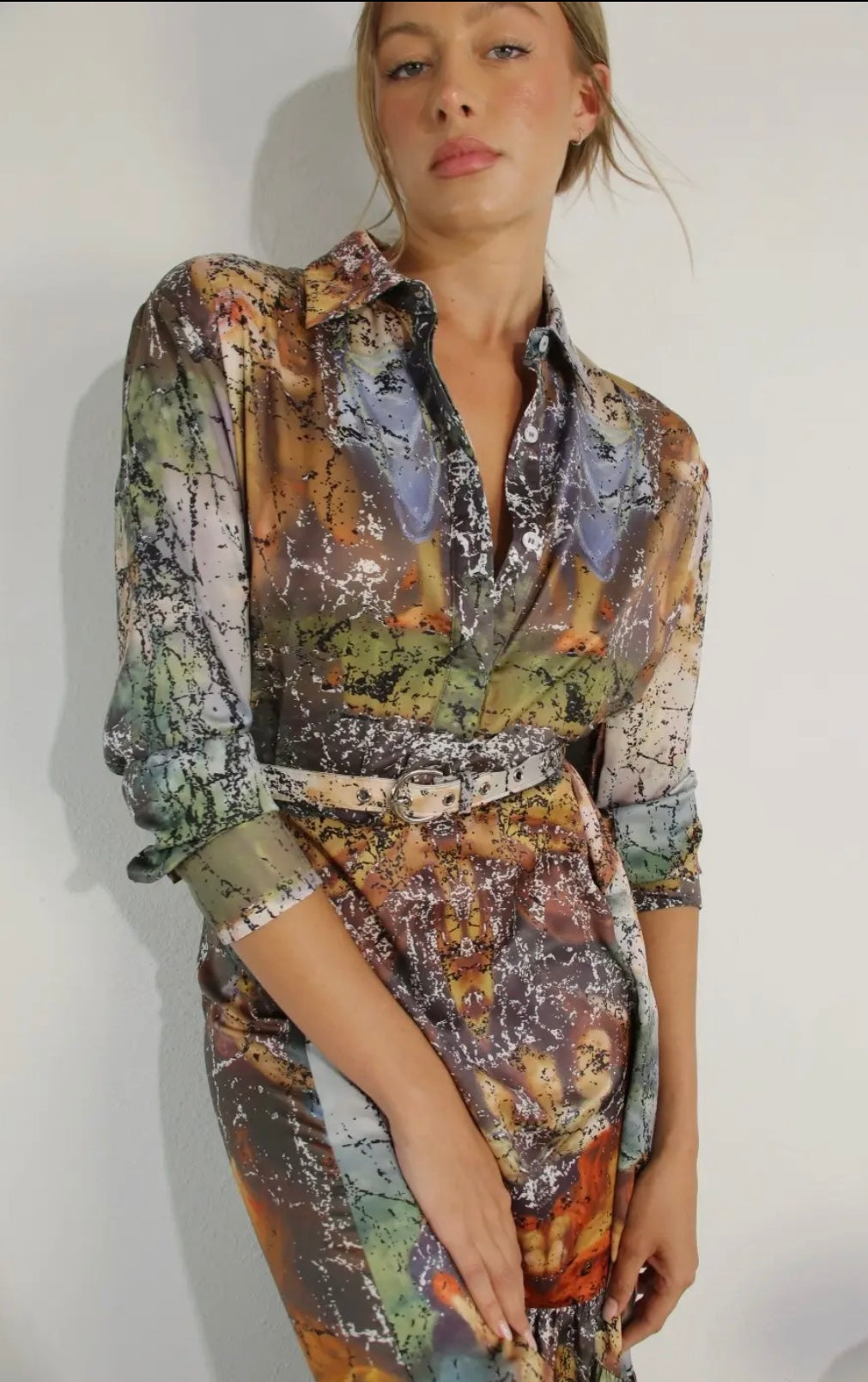 Multi Print Dress