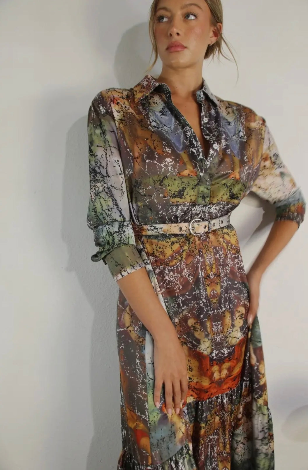 Multi Print Dress