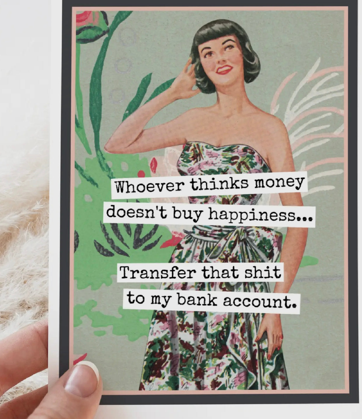 Greeting Card…. Money & Happiness
