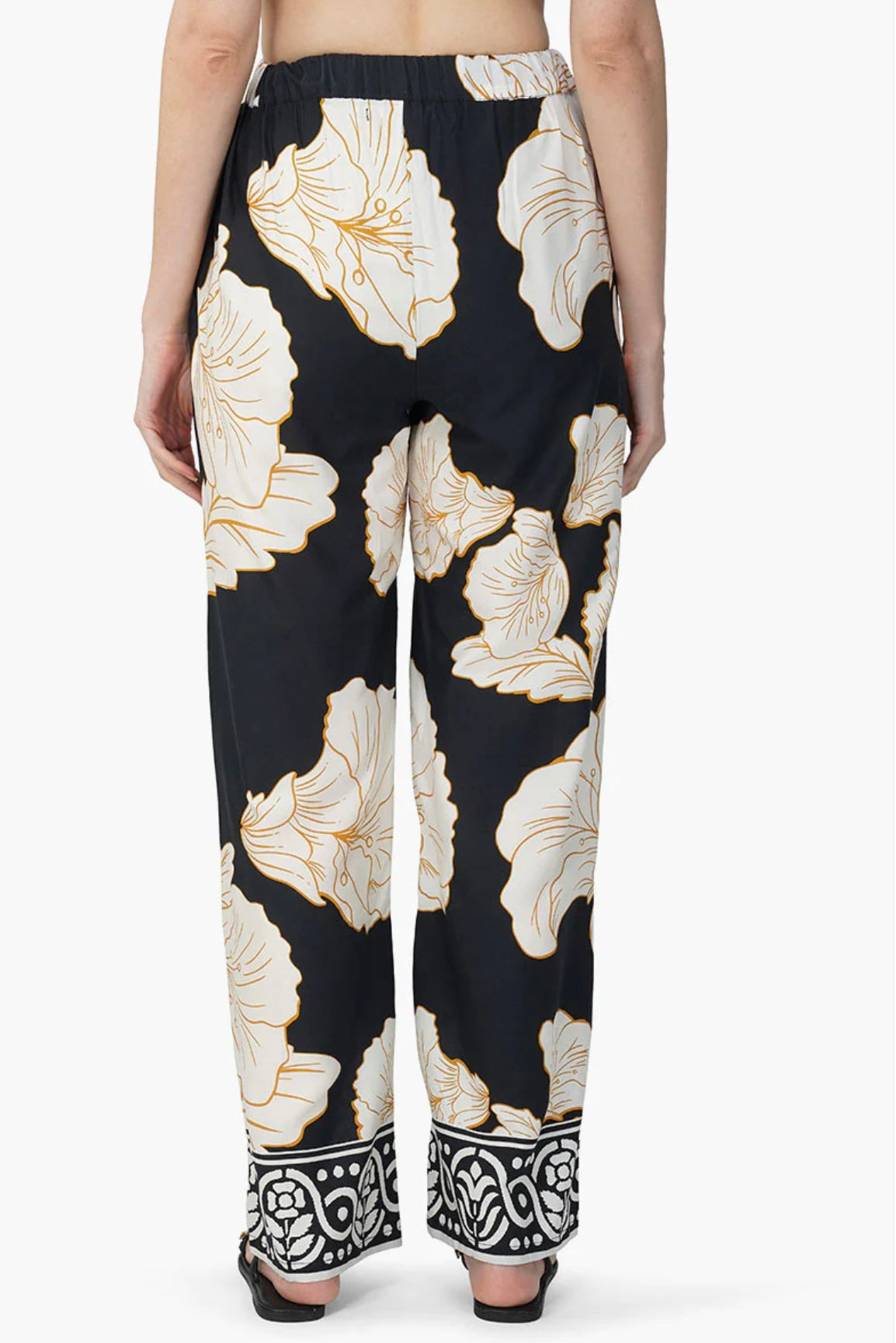 Black & White Print Pants