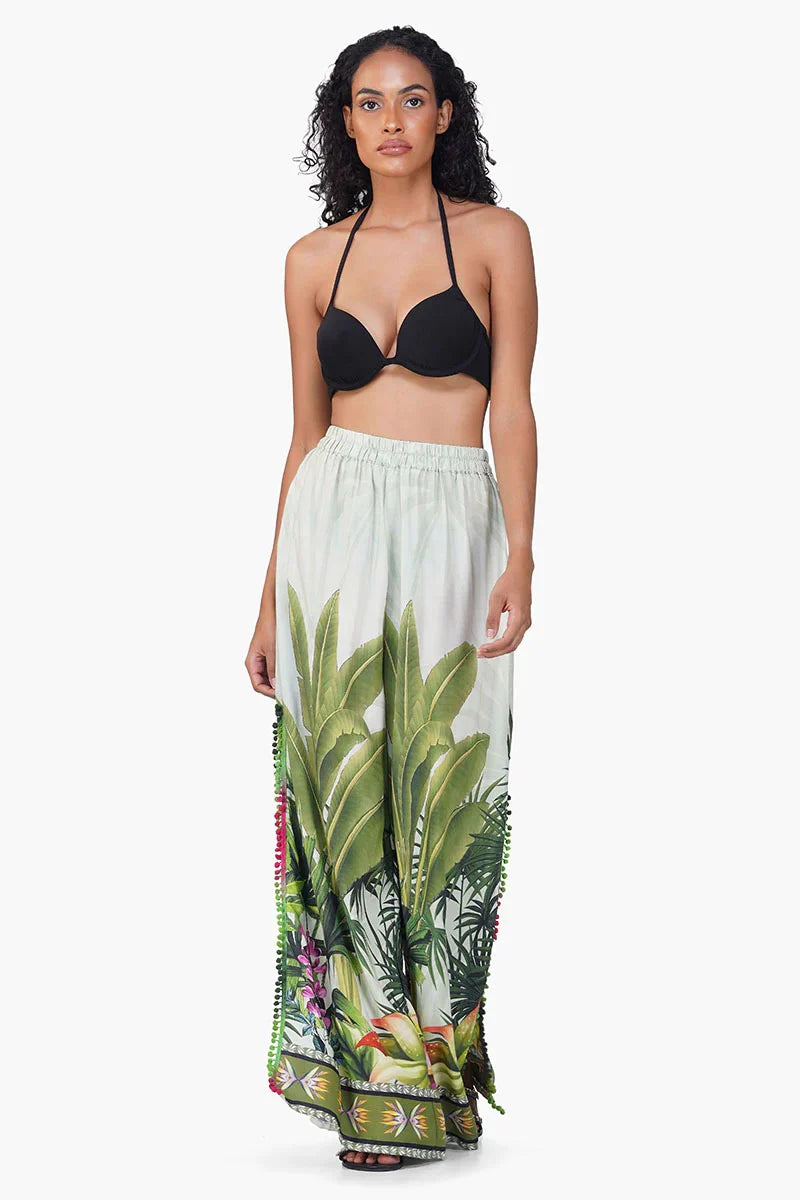 Tropical Print Pant