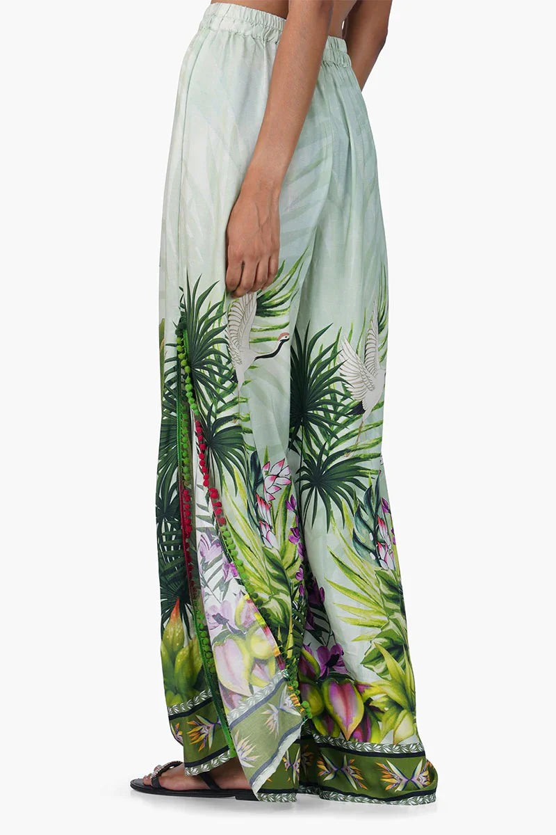Tropical Print Pant