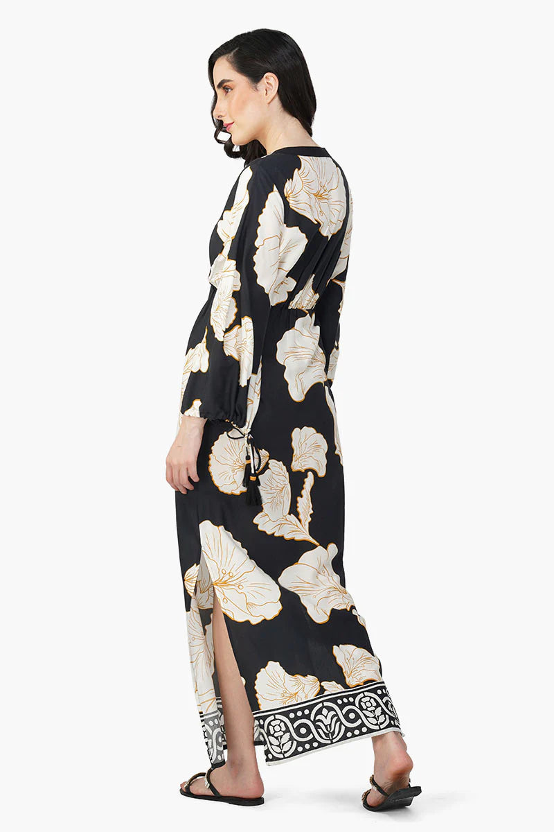 Black & White Print Dress