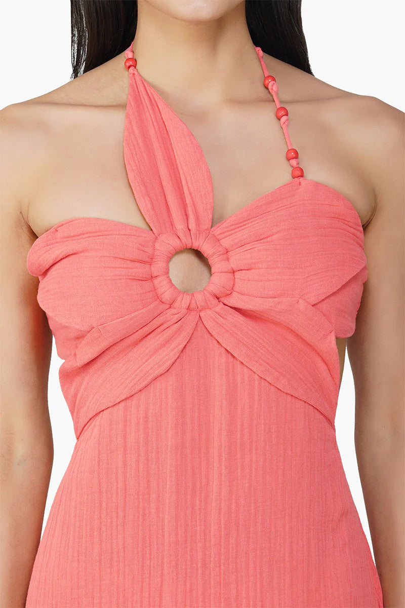 Coral Maxi Dress