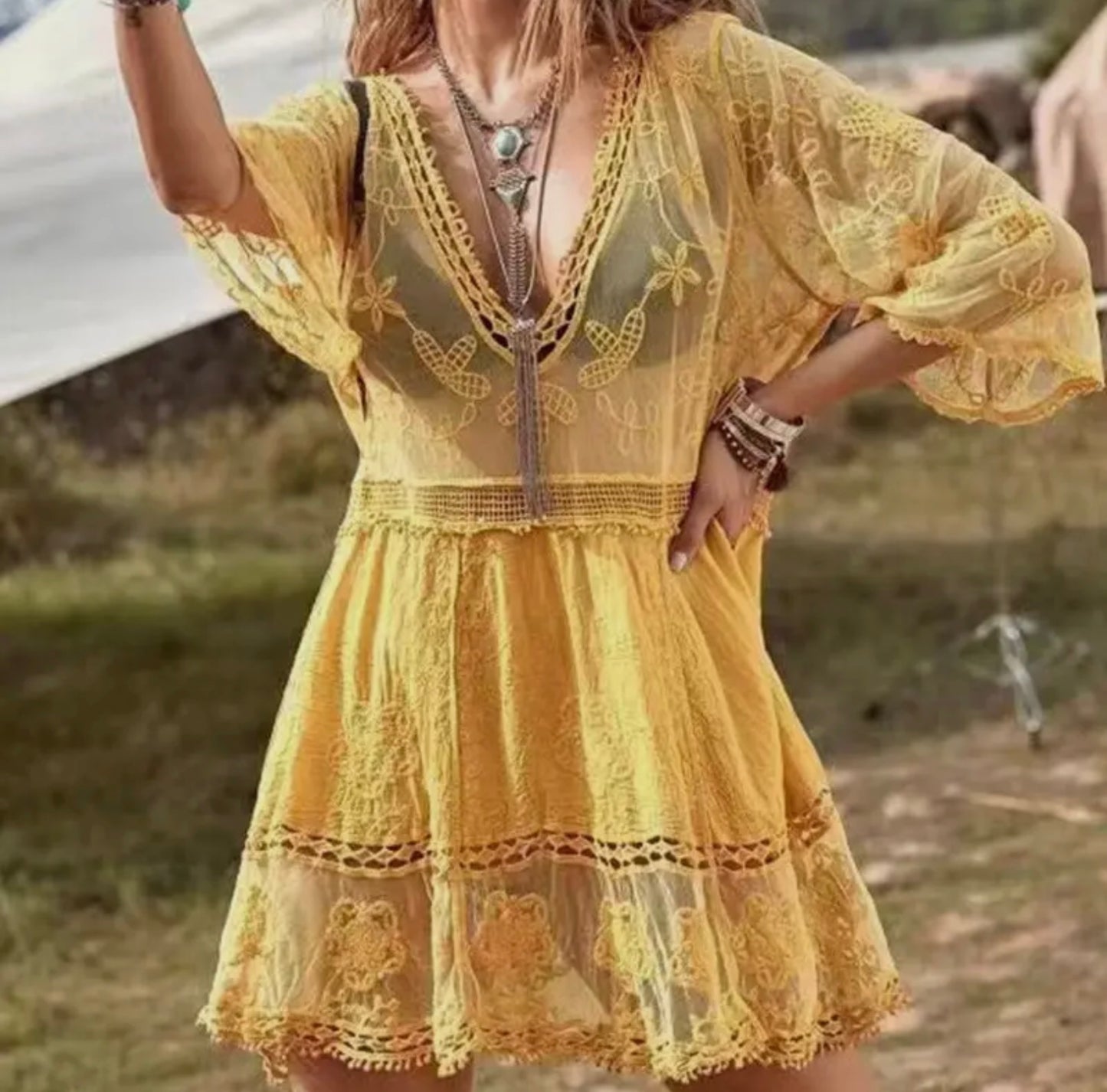 Loose Coverup Dress