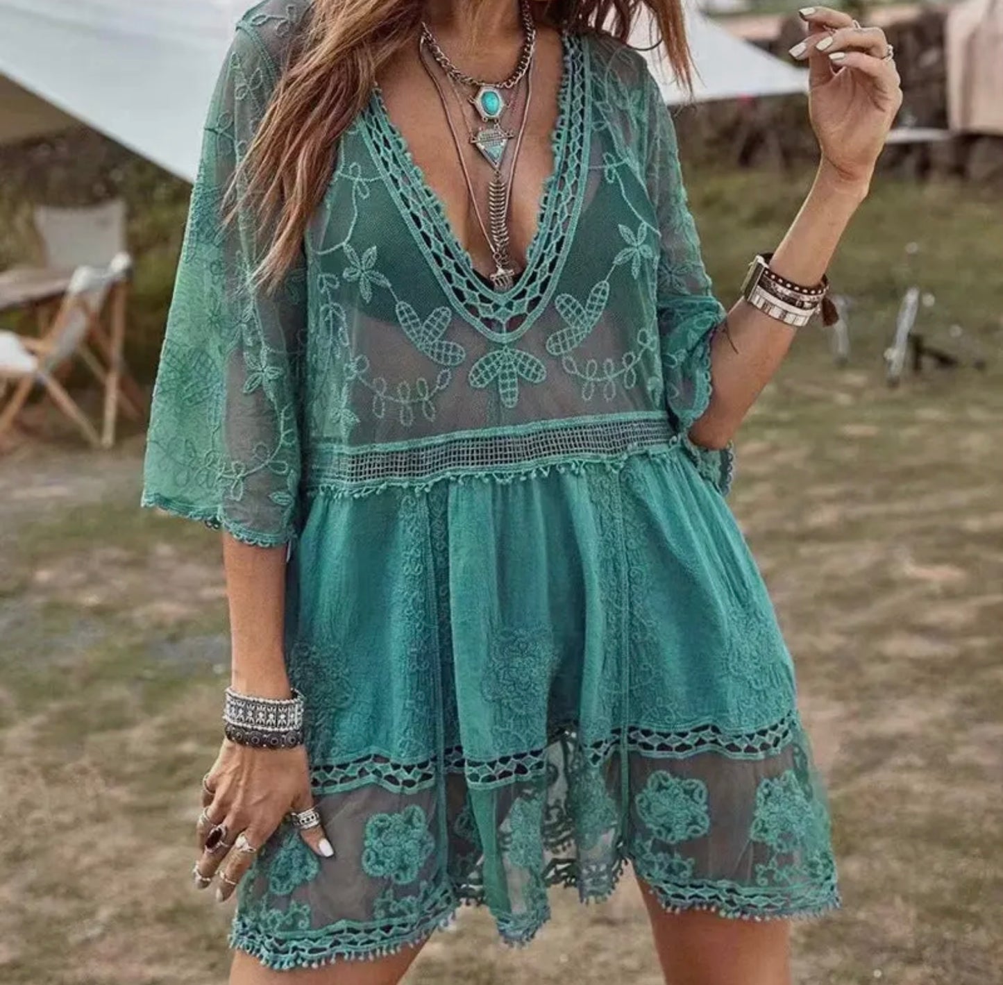 Loose Coverup Dress