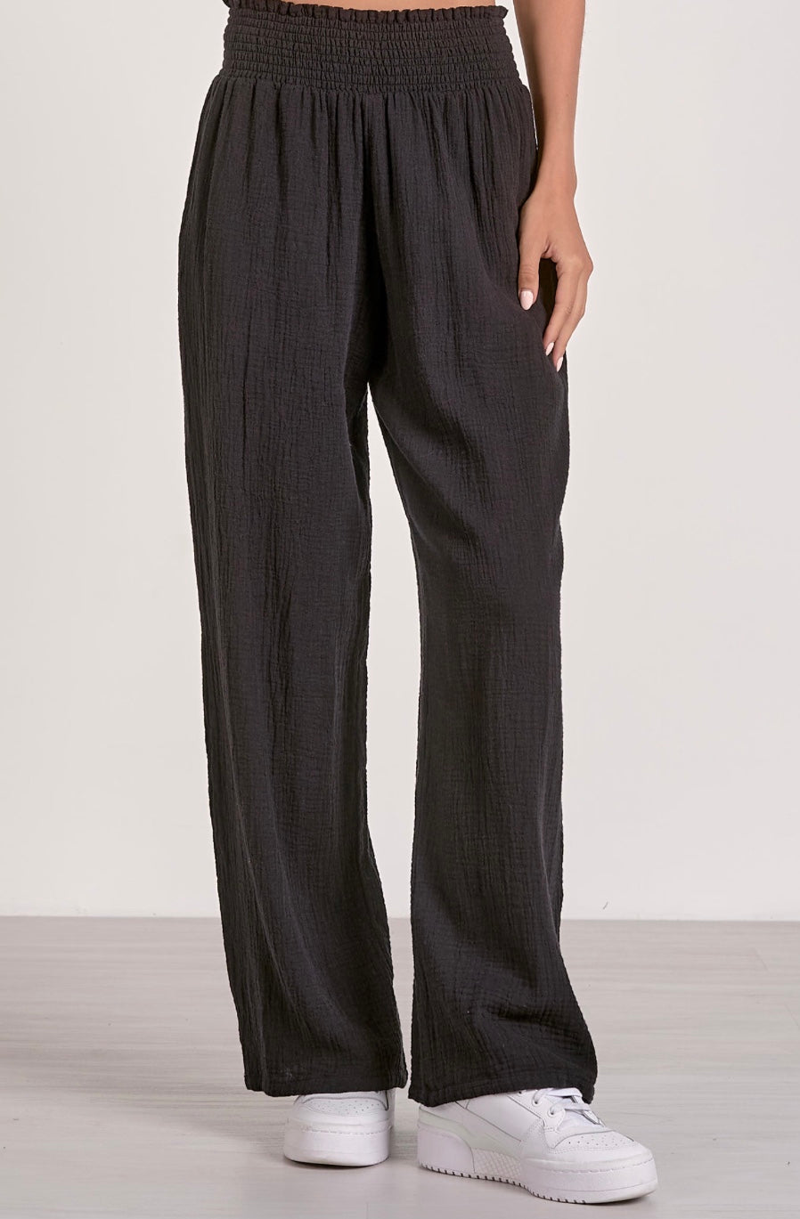 Black Gauze Pants
