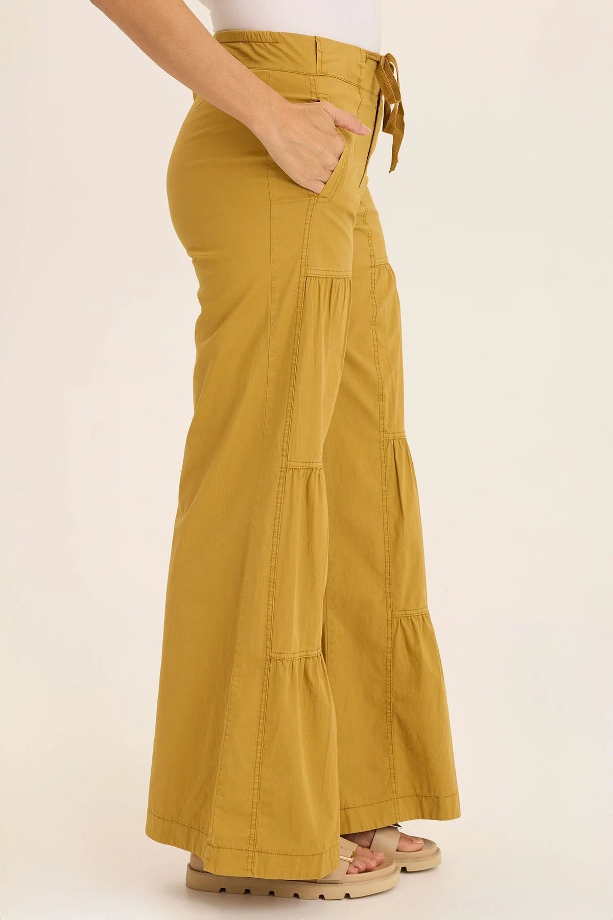 Layered Mustard Pant