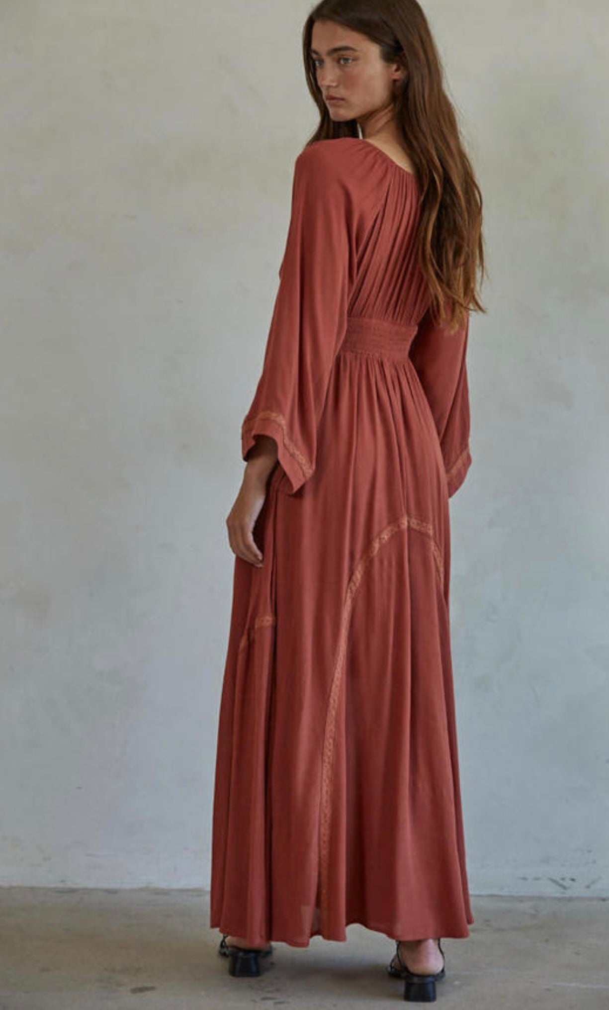 Brick Maxi Dress