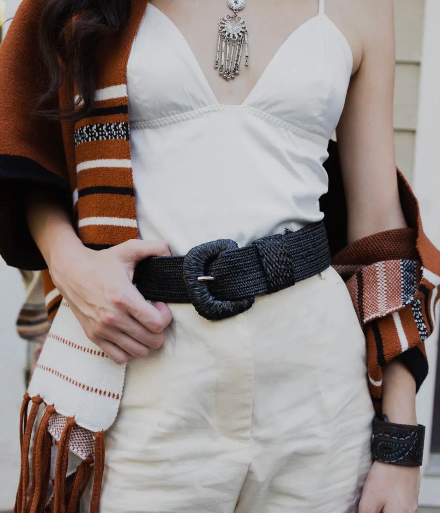 Raffia Belt