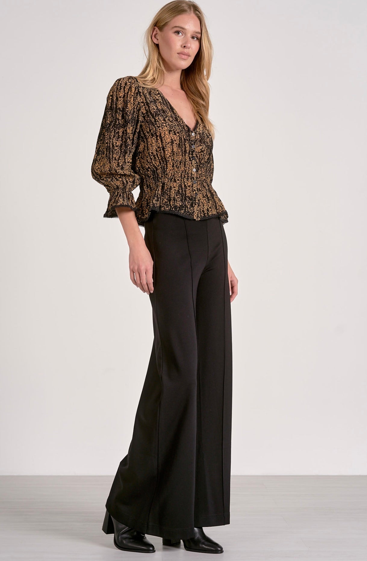 Black Wide Leg Pant