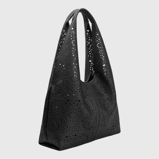 Black Laser Cut Bag