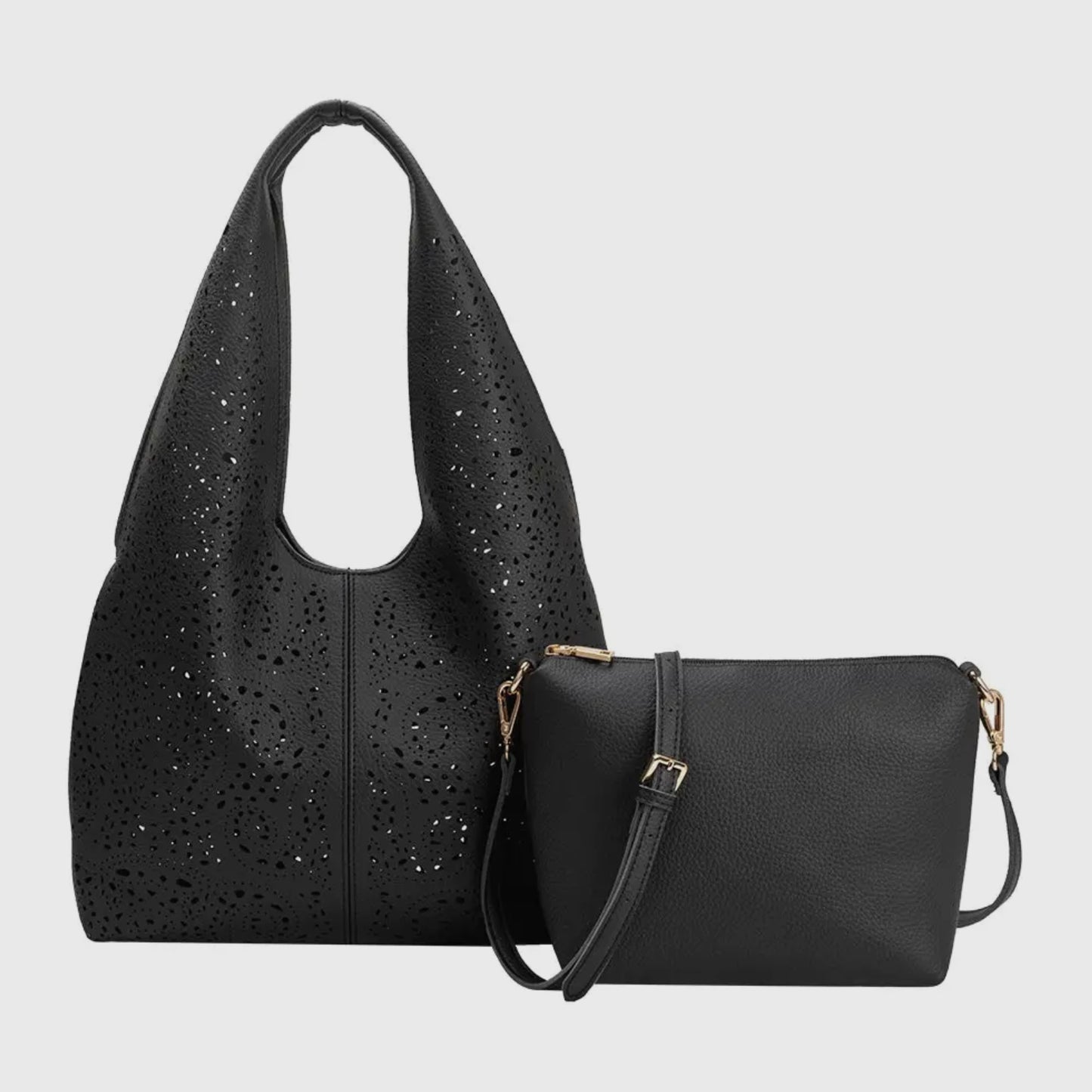 Black Laser Cut Bag