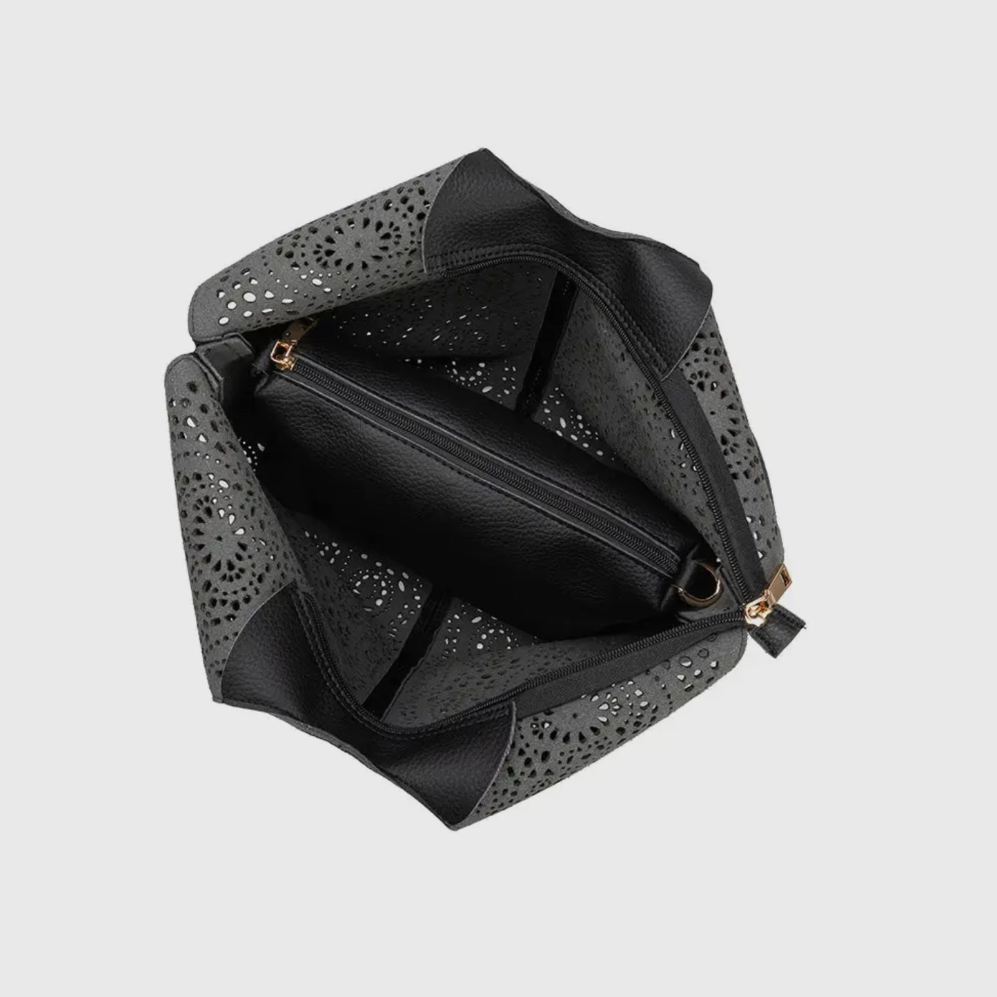 Black Laser Cut Bag