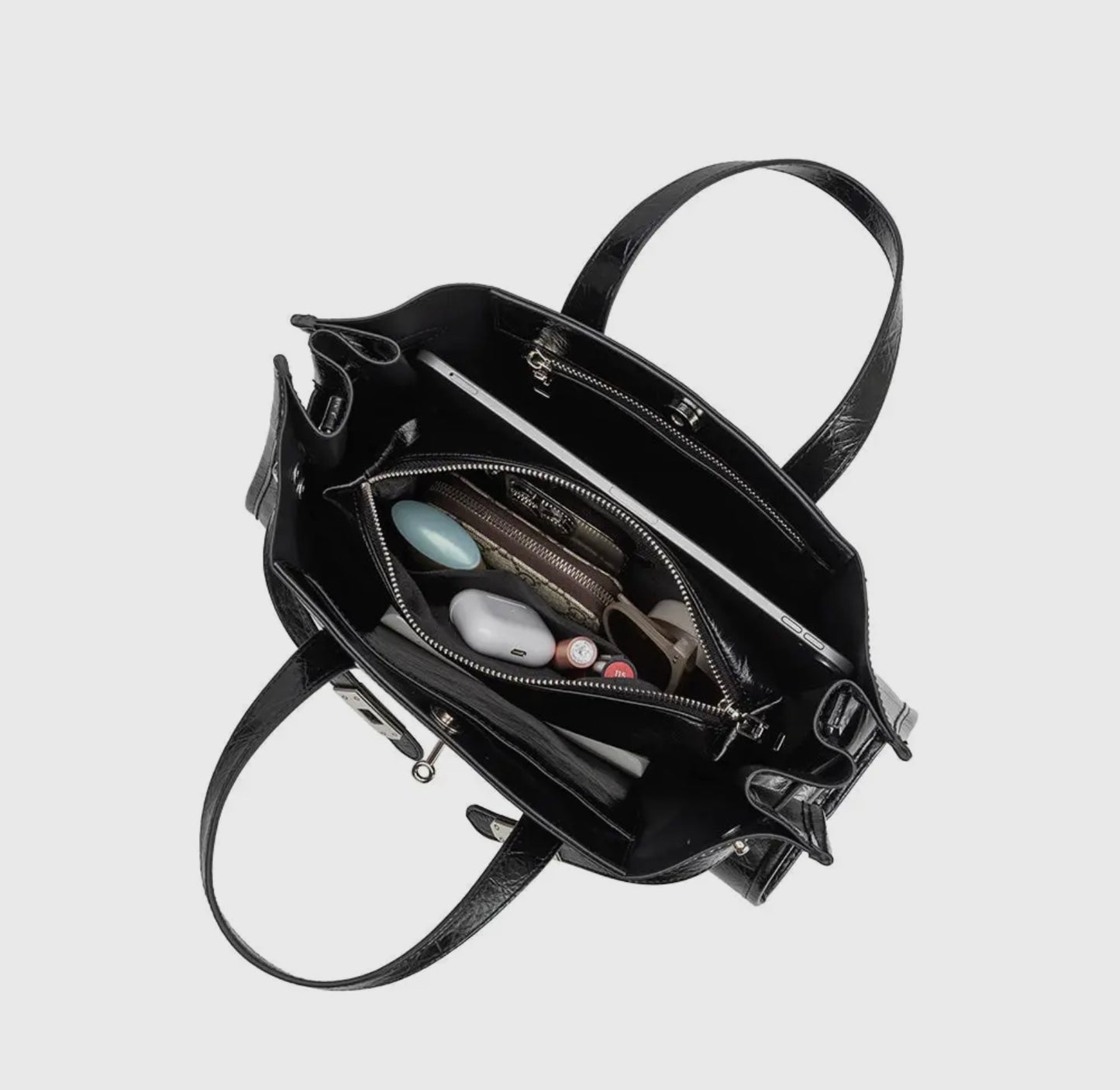 Vegan Leather Tote Bag