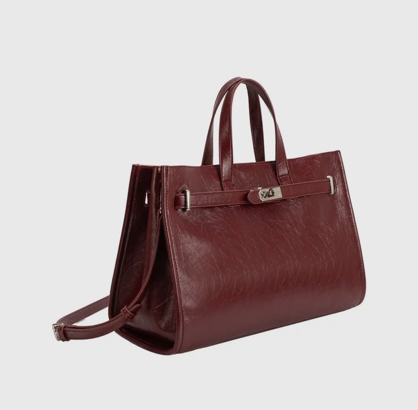 Vegan Leather Tote Bag
