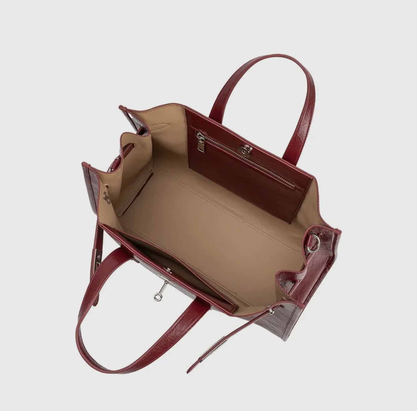 Vegan Leather Tote Bag