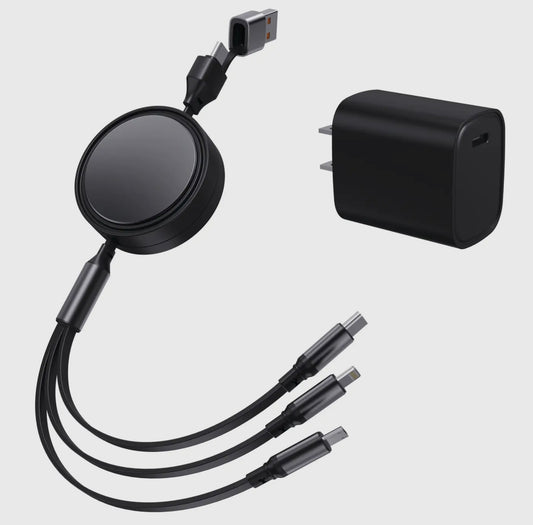 6-In-1 Retractable Fast Charger