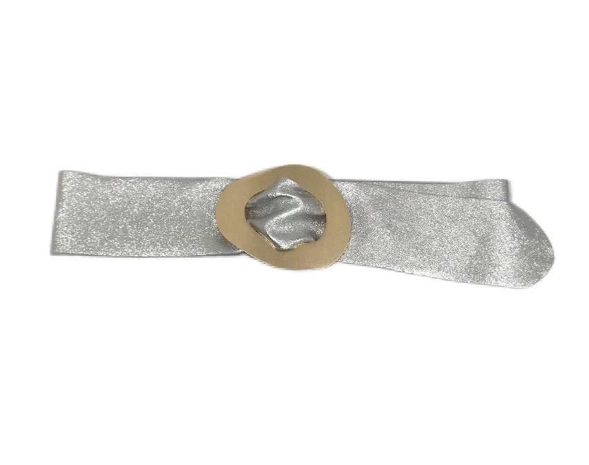 Metallic Leather Belt