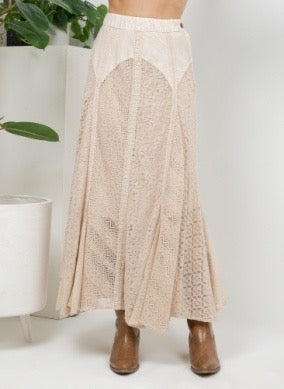 Natural Lace Skirt