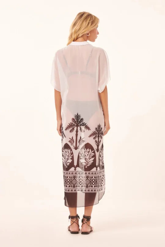 White & Black Oahu Shirt