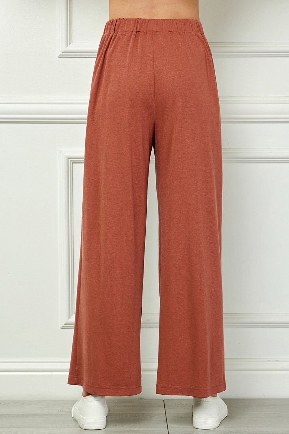 Rust Lightweight Knit Pants