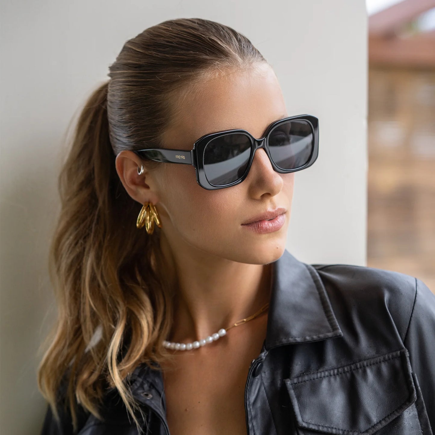 Octagonal Shape Sunglasses