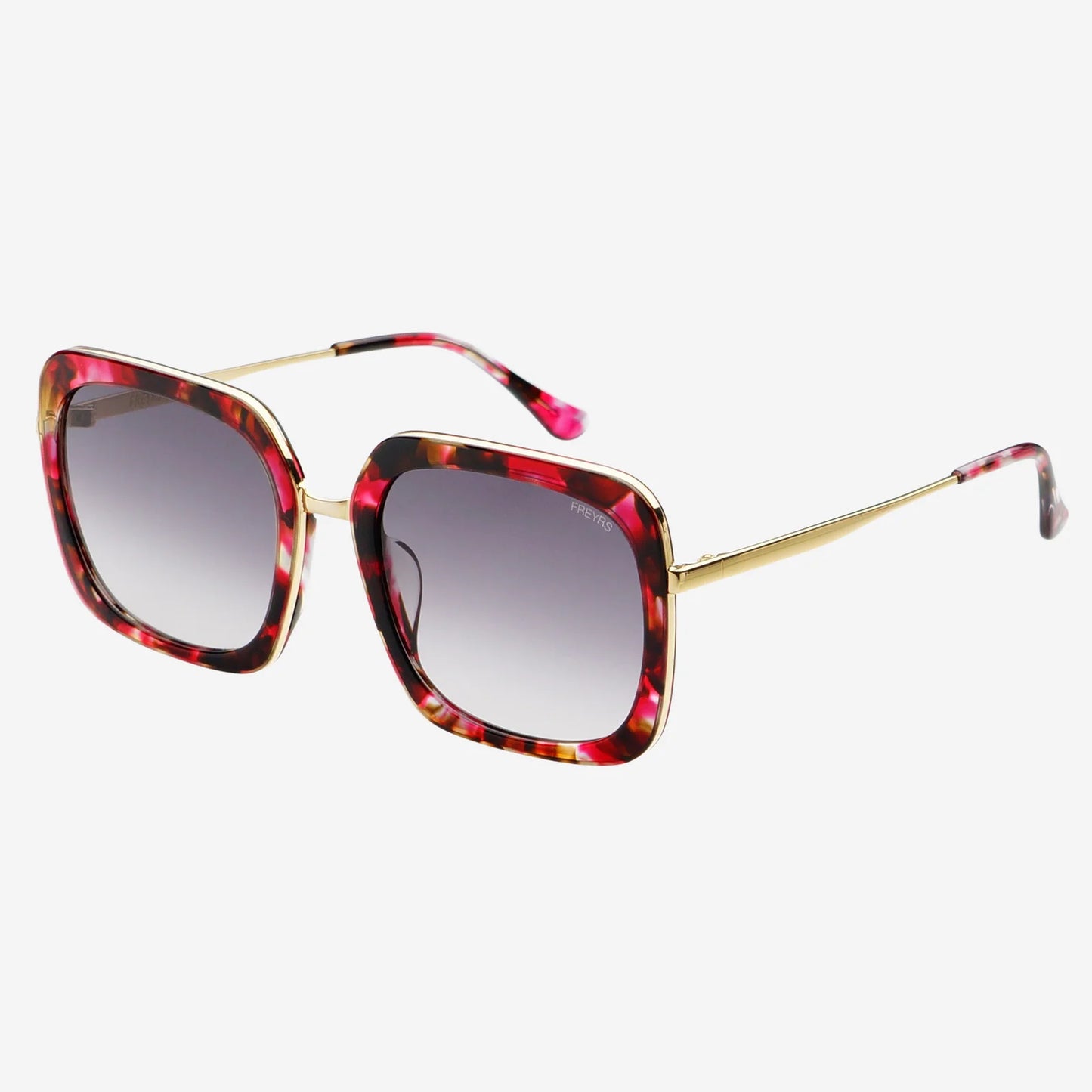 Oversized Burgundy Sunglasses