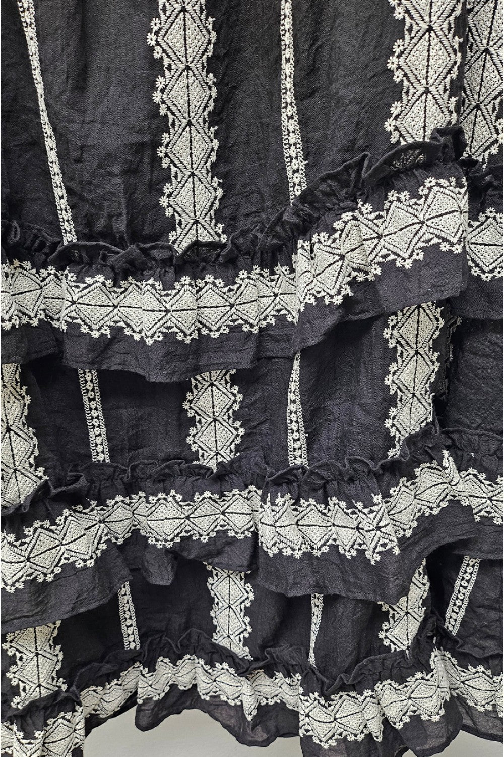 Black & White Ruffle Skirt
