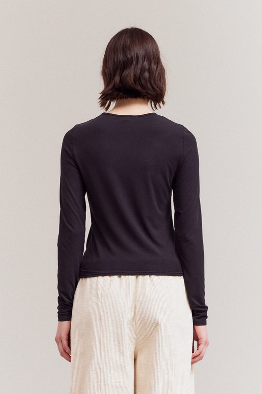 Mock Neck Jersey Top