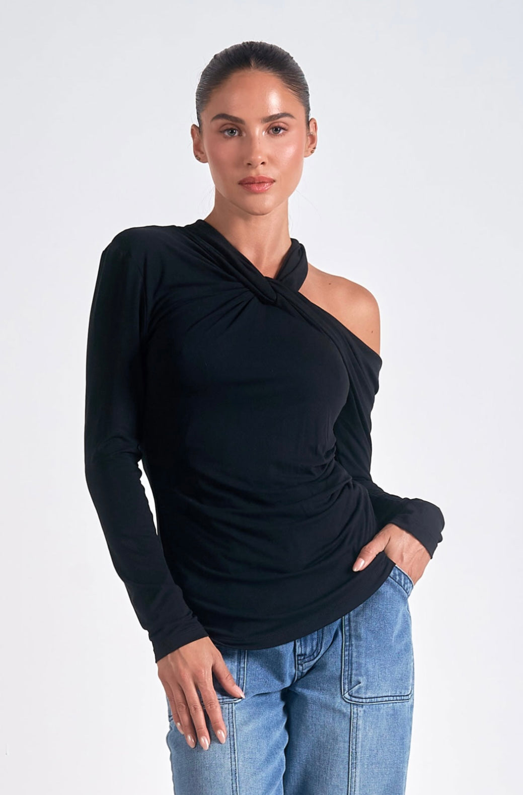 Modal Twist Top - Black
