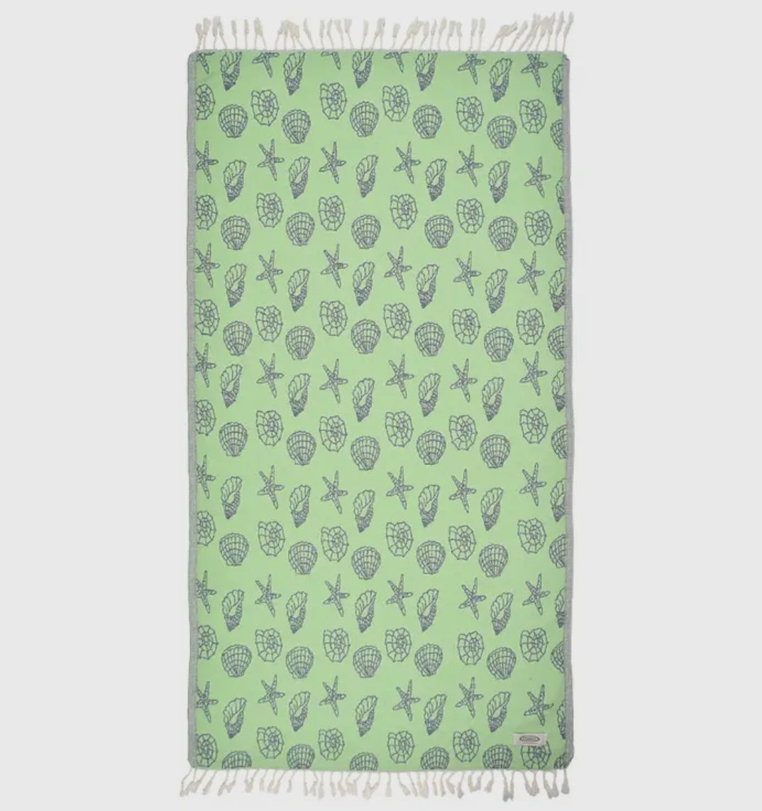 Turkish Towel - Seashells & Stars