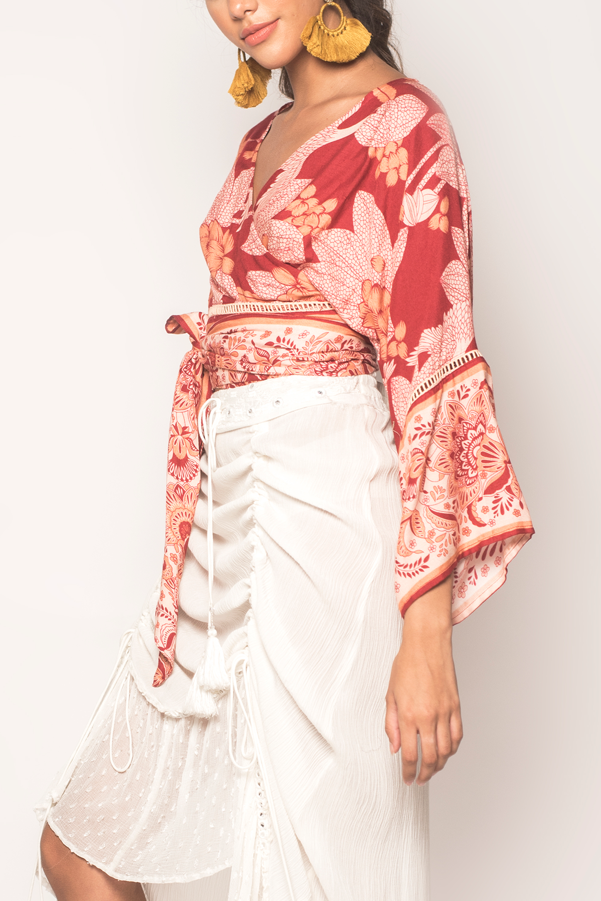 White Boho Skirt