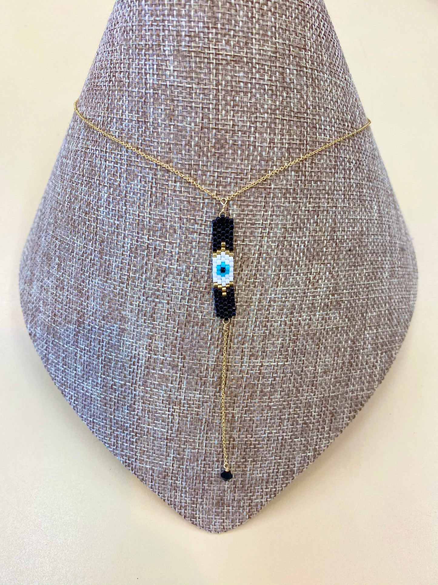 Beaded Bar Necklace