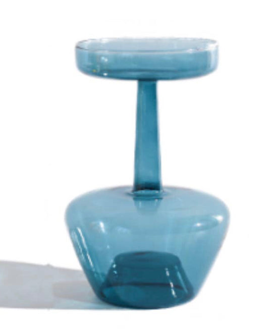 Mid-Century Modern Bud Vase - Blue