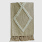 Tufted Cotton Throw - Champagne