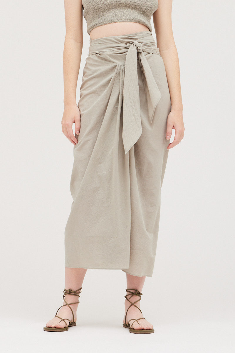 Cotton Sarong Skirt