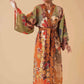 70s Kimono Gown in Sage